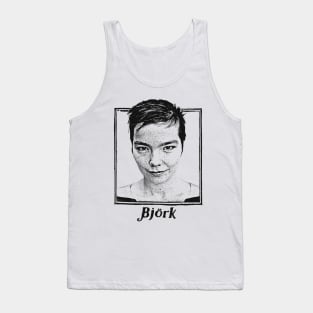 Bjork // Retro Fan Design Tank Top